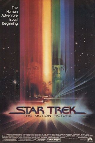 Star Trek I The Motion Picture One Sheet 24x35 Movie Poster Shatner Nimoy