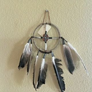 Navajo Medicine Wheel 4 " Circle Of Life Authentic Native American Art