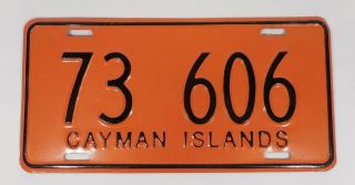 Cayman Islands License Plate - Caribbean Islands