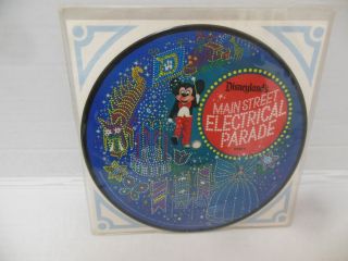 Walt Disney 7 " Vinyl Pic Disc Record Disneylands Main St.  Electrical Parade