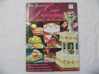 Vintage 1977 Wilton Cake Decorating Yearbook Wedding Birthday Baking Book