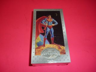 1994 Superman The Man Of Steel Platinum Non - Sport Complete Card Set 1 - 90.