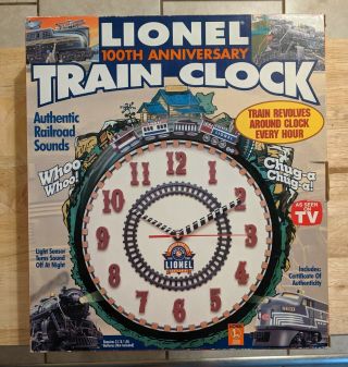 Lionel Train 100th Anniversary (1900 - 2000) Limited Edition Wall Train Clock 3
