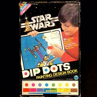 Vintage Kenner Star Wars Dip Dots Paint Book Set - Awesome ‘70s Line Art
