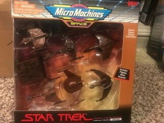 (star Trek Micro Machines) Bronze Colored Limited Edition Collector’s Set Nib