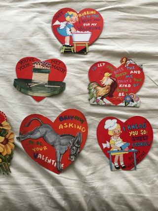 Vintage Valentine Cards—lot Of 16