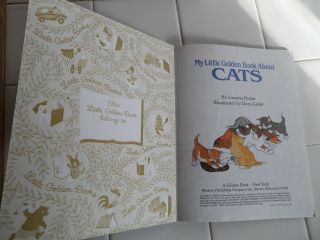 My Little Golden Books About Cats,  A Little Golden Book,  1988 (Children ' s Hardcove 3