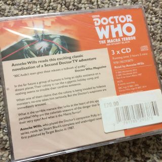 DOCTOR WHO: THE MACRA TERROR - CD Audiobook Novelisation & Audio Book 3