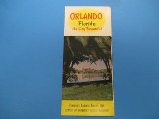 Vintage Travel Brochure,  Orlando,  Florida,  The City,  S302