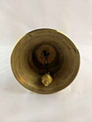 Decorative Pennsylvania Railroad Brass Bell PRR Vintage Made in Taiwan 5
