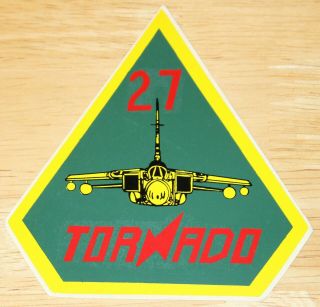 Old Raf Royal Air Force 27 Squadron Panavia Tornado Sticker