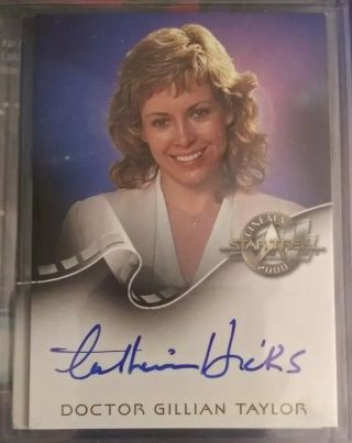 2000 Skybox Star Trek Cinema - Catherine Hicks (dr Taylor) Autograph Card - A15