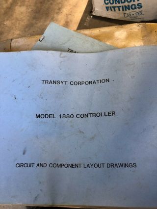 Vintage Traffic Light Signal Circuit Component Layout Drawings