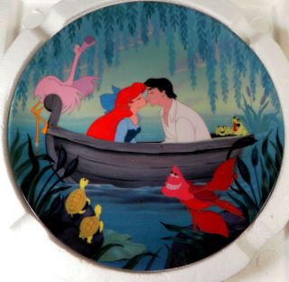 Disney Collector Plate Knowles The Little Mermaid Kiss The Girl 1994