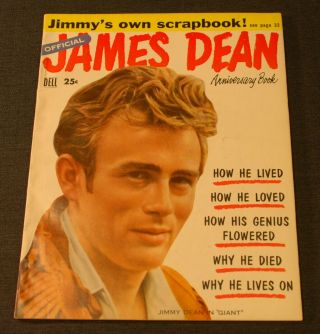 Vintage Official James Dean Anniversary Book 1956