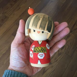 Strong Recommend 13.  4cm Cute Kimono Girl Kokeshi Japan Wooden Doll No.  Kw46
