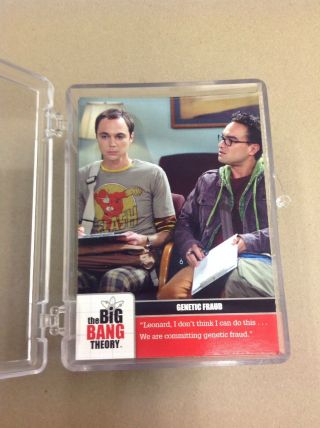 Big Bang Theory Season 1 2 Complete Trading Card Set 1 - 72 Plus Checklist