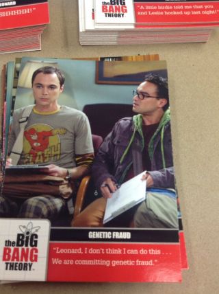 Big Bang Theory Season 1 2 Complete Trading Card Set 1 - 72 Plus Checklist 4