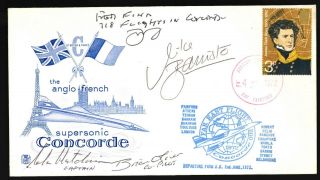 Ba Concorde Cpt Bannister/oliver/hutchinson Signed Cover_far East Flight_ 1/1