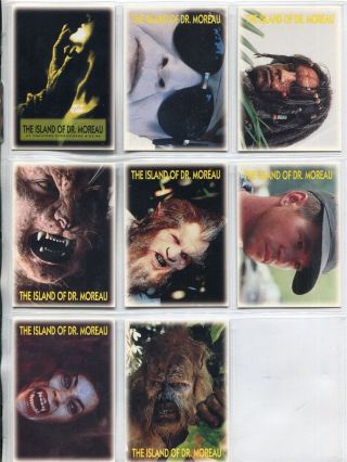 Inkworks Exclusive The Island Of Dr.  Moreau 8 Card Preview Set 1 - 8