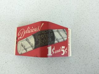 Vintage Full Matchbook,  Chocolate Tootsie Rolls,  Nmint