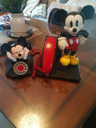 Two Mickey Mouse Phones