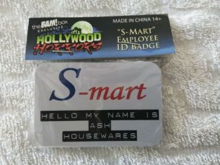 S - Mart Ash Employee Id Badge Army Of Darkness Vs Evil Dead Bam Box Exclusive