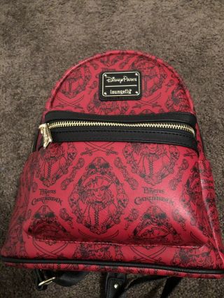 Disney Parks Pirates Of The Caribbean Redd Mini Backpack By Loungefly