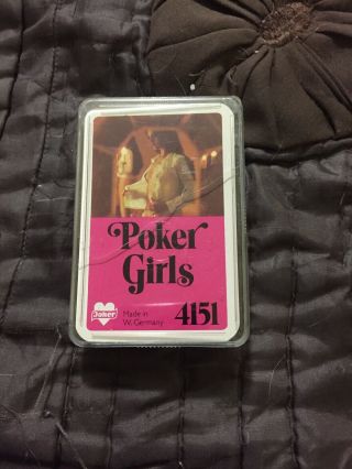 Vintage Poker Girls Adult Playing Cards