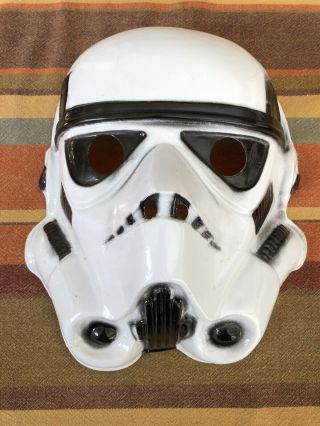 Vintage 1977 Star Wars Ben Cooper Halloween Mask Stormtrooper Mask Only