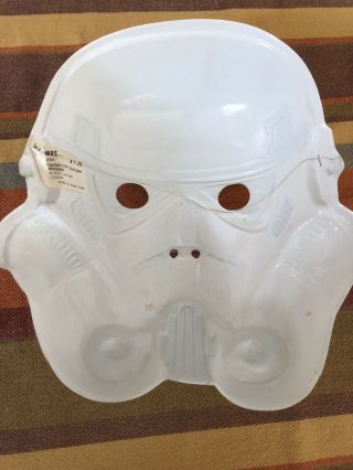 Vintage 1977 Star Wars Ben Cooper Halloween Mask Stormtrooper Mask Only 2