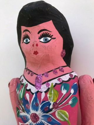 Vintage Mexican Polychromatic Paper Mache 16 