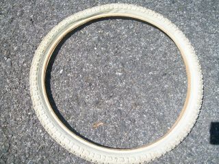 OLD SCHOOL BMX GT PRO PERFORMER ORPHAN WHITE TIRE 20 X 1.  75 FREESTYLE 1985 3