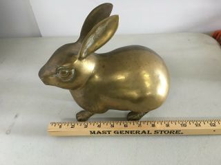 Brass Rabbit Bunny Large