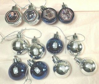 Doctor Who Ornaments 12 Small Bulbs