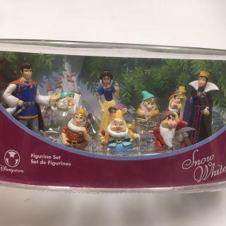 The Disney Store Snow White And The Seven Dwarfs Figurine Set Gift Toys