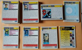 1991 Marvel Universe Trading Cards Complete Set Nm 1 - 162 Impel Holograms
