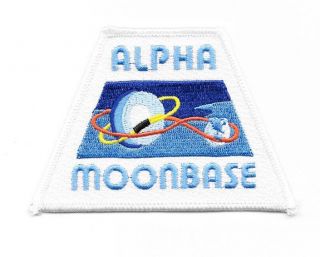 Space: 1999 Tv Series Alpha Moonbase Uniform Logo Shoulder Patch,