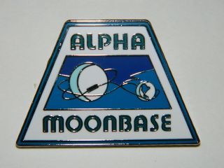 Space: 1999 Tv Series Alpha Moonbase Uniform Shoulder Logo Metal Enamel Pin