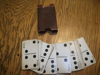 Antique Singer Sewing Machine Domino Cards