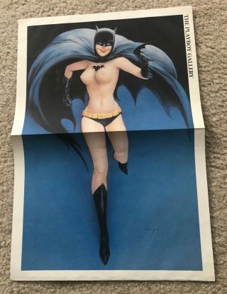 Alberto Vargas Pin - Up Art Batgirl Playboy Gallery Paulina Porizkova 1986