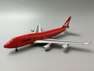 Bigbird 1:400 Qantas Boeing 747 - 400er Reg: Vh - Oej " All Red " Bb4 - 2003 - 28 Rare