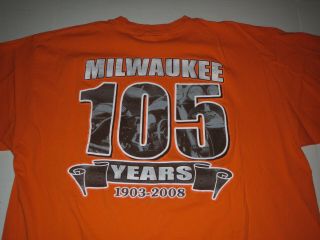 Vtg Milwaukee 105th Anniversary Men 