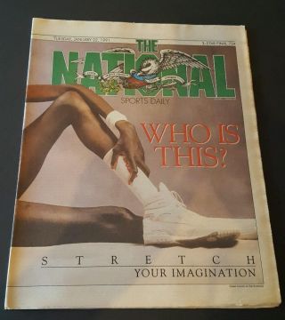 The National Sports Daily News Paper January 22 1991 Manute Bol Sudan Sixers