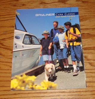 2001 Bayliner Ciera Classic Foldout Sales Brochure 01