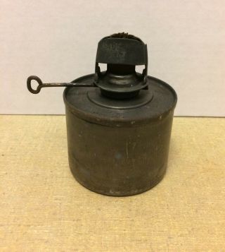 Antique Adlake No.  300 Railroad Lantern Pot With Burner
