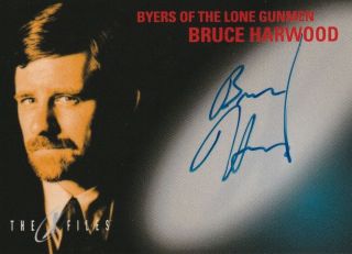 The X - Files Fight The Future Bruce Harwood Autograph Card Topps 1998