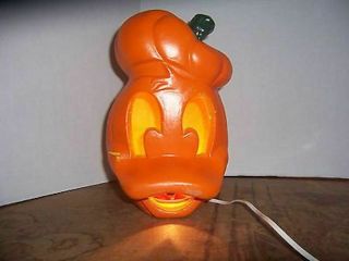 Halloween Donald Duck Lighted Foam Jack - O - Lanterns