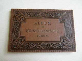 Old 1880 - Souvenir Album Of Pennsylvania Railroad Scenery - Whittmann Bros.