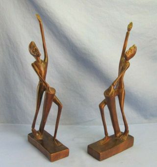 Africantribal Art Statue Ebony Wood Hand Carved Vintage